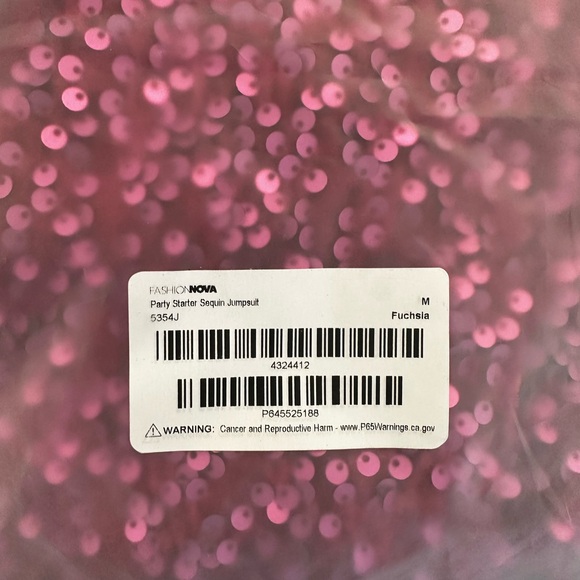 Fashion nova party starter sequin jumpsuit - Picture 3 of 3